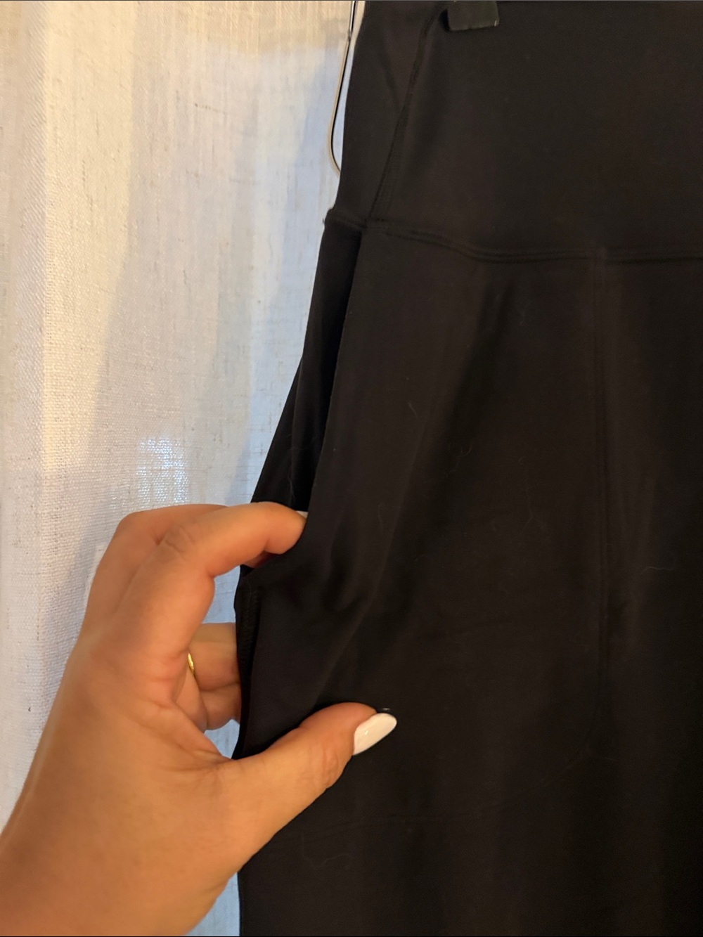 lululemon Black Wide-Leg Yoga Pants - Picture 4 of 5